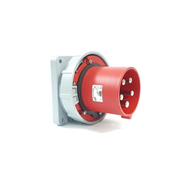 645-6 산업용 인렛 직선 플러그 (400V / 125A / 4P+E / IP67)