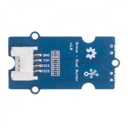 디바이스마트,오픈소스/코딩교육 > 아두이노 > 아두이노 스위치/릴레이모듈,Seeedstudio,Grove - Dual Button [111020103],아두이노 듀얼 버튼 / 그로브 인터페이스 / 독립적인 통제 / 전압 : 3.3V-5V / 크기 : 20 * 40mm