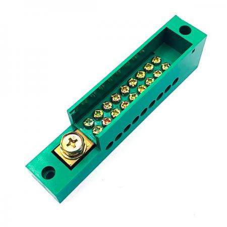 디바이스마트,커넥터/PCB > 터미널블럭 > 단자대 타입 > 전원 분배 단자대,SZH,전원분배 단자대 / 터미널블럭 (입력1, 출력9) [SZH-CP008],전원분배 터미널 블럭 / 전압: 660V / 전류:30A / 1pin(in), 9pin(out) / 60A 압착단자 1개 포함