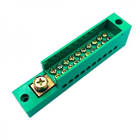 디바이스마트,커넥터/PCB > 터미널블럭 > 단자대 타입 > 전원 분배 단자대,SZH,전원분배 단자대 / 터미널블럭 (입력1, 출력10) [SZH-CP009],전원분배 터미널 블럭 / 전압: 660V / 전류:30A / 1pin(in), 10pin(out) / 60A 압착단자 1개 포함