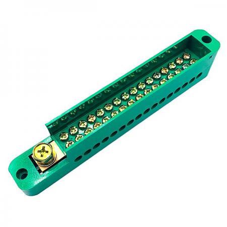 디바이스마트,커넥터/PCB > 터미널블럭 > 단자대 타입 > 전원 분배 단자대,SZH,전원분배 단자대 / 터미널블럭 (입력1, 출력16) [SZH-CP011],전원분배 터미널 블럭 / 전압: 660V / 전류:30A / 1pin(in), 16pin(out) / 60A 압착단자 1개 포함