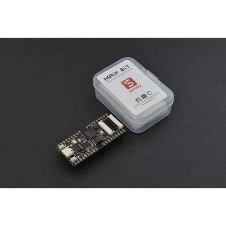 디바이스마트,MCU보드/전자키트 > 인공지능/임베디드/산업용 > 인공지능/머신러닝 > 인공지능 개발보드/모듈/키트,DFROBOT,Maix Bit AI 개발보드 RISC-V K210 IOT [DFR0639],컨트롤러 칩 : K210 / 차원 : 53.3 * 25.4mm / 2.101inch / 입력 전압 : 4.8 ~ 5.2V / 입력 전류 :> 600mA / 온도 상승 : 