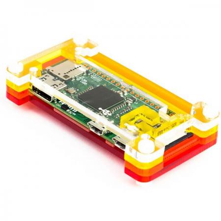 디바이스마트,오픈소스/코딩교육 > 라즈베리파이 > 라즈베리파이 케이스,Pimoroni,Pibow Zero Case for Raspberry Pi Zero version 1.3 [PIM172],Raspberry Pi Zero 버전 1.3용 슬림 케이스 / 4개의 레이어 타입 / 아크릴 / 카메라 포트 포함 가능