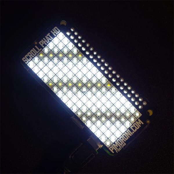 Scroll pHAT HD – White [PIM268]