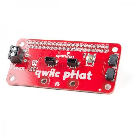 디바이스마트,오픈소스/코딩교육 > 라즈베리파이 > 라즈베리파이 확장보드/HAT,SparkFun,SparkFun Qwiic pHAT V2.0 for Raspberry Pi [DEV-15945],모두 동일한 I2C 버스에 4개의 Qwiic 연결포트 탑재 / 표준 2x20 GPIO 헤더와 NVIDIA Jetson Nano 및 Google Coral을 사용하는 모든 Raspberry Pi와 호환