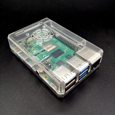 디바이스마트,오픈소스/코딩교육 > 라즈베리파이 > 라즈베리파이 케이스,SZH,라즈베리파이4 투명 플라스틱 케이스 2piece [RBP-020],라즈베리파이4 전용 플라스틱 투명 케이스 / 가벼운 무게 / 간편한 조립 및 분리 / 방열팬은 구성품에 포함되어 있지 않습니다