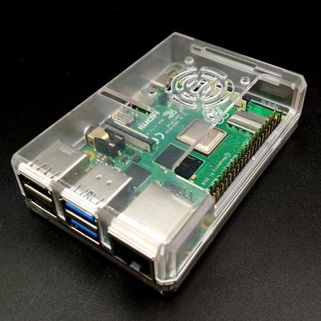 디바이스마트,오픈소스/코딩교육 > 라즈베리파이 > 라즈베리파이 케이스,SZH,라즈베리파이4 투명 플라스틱 케이스 2piece [RBP-020],라즈베리파이4 전용 플라스틱 투명 케이스 / 가벼운 무게 / 간편한 조립 및 분리 / 방열팬은 구성품에 포함되어 있지 않습니다