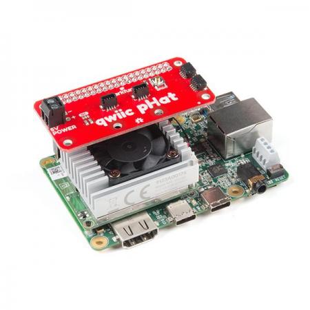 디바이스마트,오픈소스/코딩교육 > 라즈베리파이 > 라즈베리파이 확장보드/HAT,SparkFun,SparkFun Qwiic pHAT V2.0 for Raspberry Pi [DEV-15945],모두 동일한 I2C 버스에 4개의 Qwiic 연결포트 탑재 / 표준 2x20 GPIO 헤더와 NVIDIA Jetson Nano 및 Google Coral을 사용하는 모든 Raspberry Pi와 호환