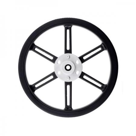 디바이스마트,기계/제어/로봇/모터 > 로봇부품 > 바퀴/휠,Pololu,표준 서보 스플라인용 Pololu휠 (25T, 5.8mm)-90×10mm, 검은색, 한쌍 #4935,직경 90mm (3.54인치) 바퀴 / 직경 5.8mm 표준 서보와 사용 / 한 쌍으로 제공 / 범용 마운팅 허브 장착 시 호환 샤프트가 있는 37D 메탈 기어 모터 및 스테퍼 모터 와 함께 사용 가능