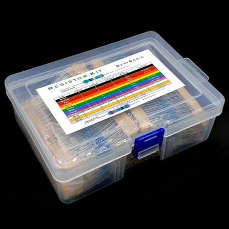 디바이스마트,RLC/수동소자 > (R) 저항 > 저항 샘플키트 > 막대저항 키트,SMG,1/4W F급(1%) 금속피막 막대저항 130종 샘플키트(각20개입),플라스틱 케이스에 담긴 금속피막저항 130종 세트입니다. 저렴하게 다양한 저항을 구비하고 싶으시다면 추천드립니다. / 저항 범위 : 1Ω ~ 3MΩ / 저항 총수량 : 2600pcs
