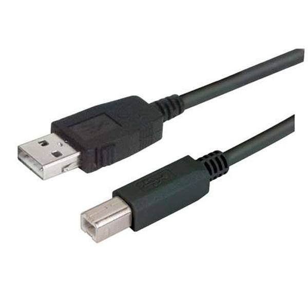산업용 래칭 USB 2.0 케이블 래칭 A(M) - B(M) 0.5m [CAUALB-05M]