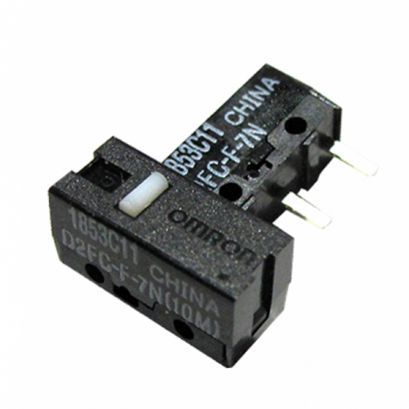 디바이스마트,스위치/부저/전기부품 > 스위치 > 마이크로 스위치/리미트 스위치,OMRON,D2FC-F-7N (10M) [SZH-SW002],마우스 수리용 / 도트 색상 : 흰색 / 클릭 수명 : 1000만회 / 압력 : 0.74N / 사이즈 :12.8x5.8x10mm