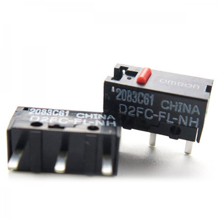 디바이스마트,스위치/부저/전기부품 > 스위치 > 마이크로 스위치/리미트 스위치,OMRON,D2FC-FL-NH 레드 [SZH-SW007],마우스 수리용 / 도트 색상 : 적색 / 클릭 수명 : 1000만회 / 압력 : 0.74N / 사이즈 :12.8x5.8x10mm