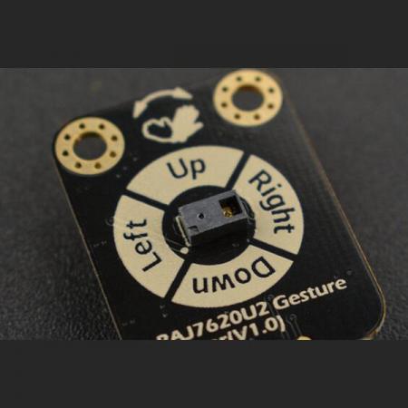 디바이스마트,MCU보드/전자키트 > 센서모듈 > 모션/제스처 > 제스처센서,DFROBOT,Gravity: PAJ7620U2 제스처 센서 [SEN0315],13 가지 제스처 인식 지원 / 작동 전압 : 3.3V ~ 5.5V / 동작 전류 : 3.5mA / 통신 포트 : Gravity-IIC 4Pin / IIC 주소 : 0x73 / 감지 거리 : 3cm-20cm / 차원 : 30 * 22mm / 1.18 * 0.87inch