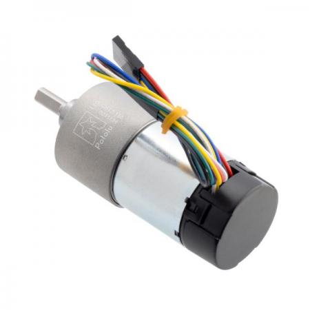 디바이스마트,기계/제어/로봇/모터 > 모터류 > DC기어드모터 > 브랜드(Pololu) DC기어드모터,Pololu,150:1 Metal Gearmotor 37Dx73L mm 24V with 64 CPR Encoder (Helical Pinion) #4697,24V 브러시 DC모터 / 64 CPR 엔코더 장착 / 150 : 1기어비 / 37Dx73L mm / 무부하 성능:68 RPM, 100 mA / 소음을 줄이고 효율을 높인 헬리컬피니언 사용