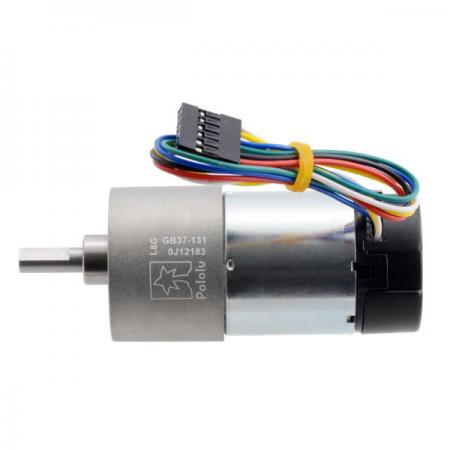 디바이스마트,기계/제어/로봇/모터 > 모터류 > DC기어드모터 > 브랜드(Pololu) DC기어드모터,Pololu,131:1 Metal Gearmotor 37Dx73L mm 24V with 64 CPR Encoder (Helical Pinion) #4696,24V 브러시 DC모터 / 64 CPR 엔코더 장착 / 131 : 1기어비 / 37Dx73L mm / 무부하 성능: 79 RPM, 100 mA / 소음을 줄이고 효율을 높인 헬리컬피니언 사용