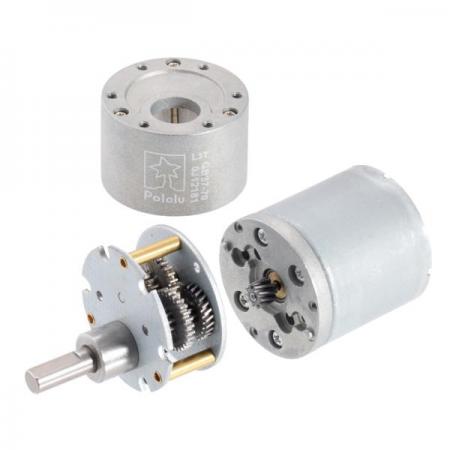 디바이스마트,기계/제어/로봇/모터 > 모터류 > DC기어드모터 > 브랜드(Pololu) DC기어드모터,Pololu,131:1 Metal Gearmotor 37Dx73L mm 24V with 64 CPR Encoder (Helical Pinion) #4696,24V 브러시 DC모터 / 64 CPR 엔코더 장착 / 131 : 1기어비 / 37Dx73L mm / 무부하 성능: 79 RPM, 100 mA / 소음을 줄이고 효율을 높인 헬리컬피니언 사용