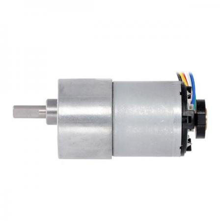 디바이스마트,기계/제어/로봇/모터 > 모터류 > DC기어드모터 > 브랜드(Pololu) DC기어드모터,Pololu,131:1 Metal Gearmotor 37Dx73L mm 24V with 64 CPR Encoder (Helical Pinion) #4696,24V 브러시 DC모터 / 64 CPR 엔코더 장착 / 131 : 1기어비 / 37Dx73L mm / 무부하 성능: 79 RPM, 100 mA / 소음을 줄이고 효율을 높인 헬리컬피니언 사용