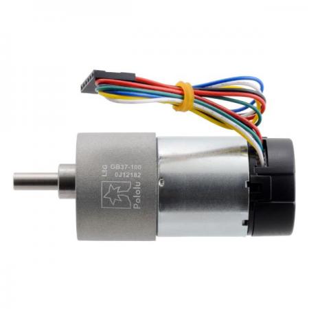 디바이스마트,기계/제어/로봇/모터 > 모터류 > DC기어드모터 > 브랜드(Pololu) DC기어드모터,Pololu,100:1 Metal Gearmotor 37Dx73L mm 24V with 64 CPR Encoder (Helical Pinion) #4695,24V 브러시 DC모터 / 64 CPR 엔코더 장착 / 100 : 1기어비 / 37Dx73L mm / 무부하 성능: 100 RPM, 100 mA / 소음을 줄이고 효율을 높인 헬리컬피니언 사용