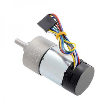 디바이스마트,기계/제어/로봇/모터 > 모터류 > DC기어드모터 > 브랜드(Pololu) DC기어드모터,Pololu,30:1 Metal Gearmotor 37Dx68L mm 24V with 64 CPR Encoder (Helical Pinion) #4692,24V 브러시 DC모터 / 64 CPR 엔코더 장착 / 50 : 1기어비 / 37Dx68L mm / 무부하 성능: 330 RPM, 100 mA / 소음을 줄이고 효율을 높인 헬리컬피니언 사용