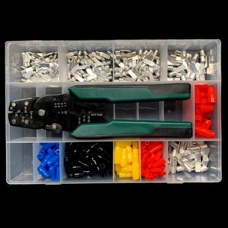 디바이스마트,커넥터/PCB > 터미널블럭 > 압착단자/절연단자 > 단자키트 류,SZH,블레이드타입 압착단자 & 압착기 키트 [NT-KIT-CN013],저렴한 블레이드 압착단자 5종 160개 +단자캡 5종 160개 + 압착공구 키트 상품입니다.