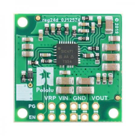디바이스마트,MCU보드/전자키트 > 전원/신호/저장/응용 > 레벨컨버터/전압관리,Pololu,7.5V, 5A Step-Down Voltage Regulator D36V50F7 #4093,외장형 / 강압 전압 레귤레이터 / 입력 전압: 9.9V ~ 50V / 출력 전압: 9V / 출력 전류: 5 A / 변환효율: 85% ~ 95% / 헤더 미포함 / 출력 저전압 및 과전압 보호