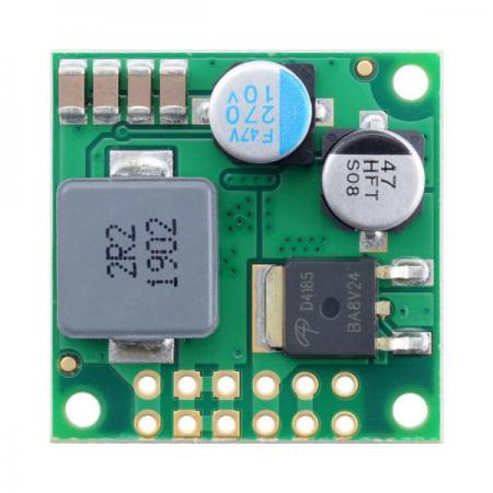 디바이스마트,MCU보드/전자키트 > 전원/신호/저장/응용 > 레벨컨버터/전압관리,Pololu,6V, 5.5A Step-Down Voltage Regulator D36V50F6 #4092,외장형 / 강압 전압 레귤레이터 / 입력 전압: 6.5V ~ 50V / 출력 전압: 6V / 출력 전류: 5.5 A / 변환효율: 80% ~ 95% / 헤더 미포함 / 출력 저전압 및 과전압 보호