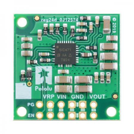디바이스마트,MCU보드/전자키트 > 전원/신호/저장/응용 > 레벨컨버터/전압관리,Pololu,5V, 5.5A Step-Down Voltage Regulator D36V50F5 #4091,외장형 / 강압 전압 레귤레이터 / 입력 전압: 5.5V ~ 50V / 출력 전압: 5V / 출력 전류: 5.5 A / 변환효율: 80% ~ 95% / 헤더 미포함 / 출력 저전압 및 과전압 보호