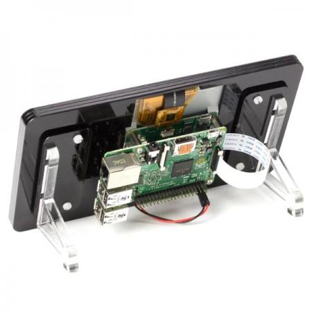 디바이스마트,오픈소스/코딩교육 > 라즈베리파이 > 라즈베리파이 디스플레이,Pimoroni,Pibow Touchscreen Frame Noir [PIM122],7인치 라즈베리파이 터치 스크린 케이스 (검정) / 3개의 레이어가 화면 뒷면을 보호 / 2개의 고정 다리 / 조립필요 (조립 도구 불필요)