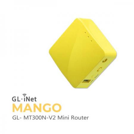 디바이스마트,컴퓨터/모바일/가전 > 네트워크/케이블/컨버터/IOT > 인터넷공유기/허브/랜카드 > 인터넷공유기,씨랩,GL-iNet GL-MT300N-V2 Mini Router 망고 (미니 공유기),최대 300Mbps의 빠른 Wi-Fi 속도 / 128MBRAM, 16MB 플래시 ROM / 듀얼 이더넷 포트 / 3G, 4G USB 모뎀 호환