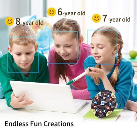 디바이스마트,MCU보드/전자키트 > 인공지능/임베디드/산업용 > 인공지능/머신러닝 > 인공지능 개발보드/모듈/키트,MakeBlock,HaloCode - EN V2,WiFi가 내장된 단일 보드 컴퓨터 / 프로그래밍 교육용 / AI와 IoT같은 다양한 응용 프로젝트 경험 가능