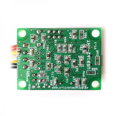 디바이스마트,MCU보드/전자키트 > 센서모듈 > 온도/습도 > 온습도겸용,씨링크테크,USB162-RHT,USB 포트를 통해 온습도 센서(CM series) 값 pc 출력 가능(USB)