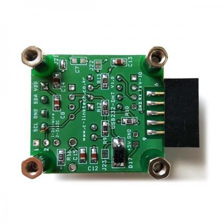 디바이스마트,MCU보드/전자키트 > 센서모듈 > 온도/습도 > 온습도겸용,씨링크테크,USB232-DHT,USB 포트를 통해 온습도 센서(DHT10) 값 pc 출력 가능