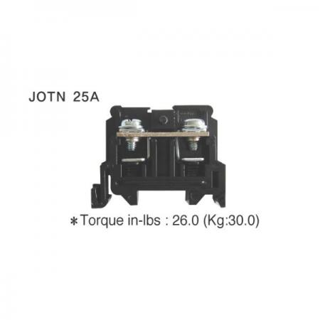 디바이스마트,커넥터/PCB > 터미널블럭 > 단자대 타입 > 조립식단자대,전오전기,조립식 단자대 JOTN 25A,조립식 단자대 / 전류: 25A / 전선 크기: Max 6mm² /  볼트사이즈: M4 / 호환 악세사리: 세파레타 JTAN 25A / 단자대 카바JTCN 1