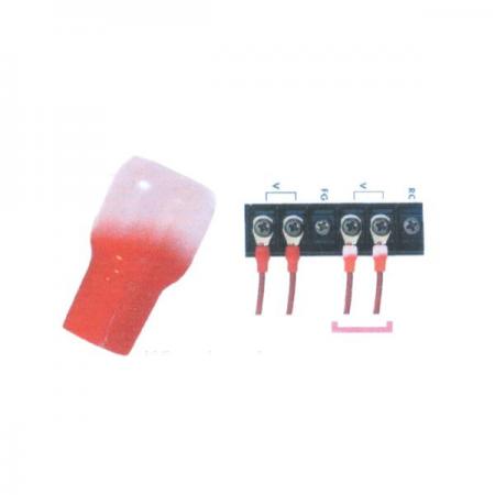 디바이스마트,커넥터/PCB > 터미널블럭 > 압착단자/절연단자 > 접속자/단자캡,전오전기,단자캡/ 온도캡 STC-4T (PVC),온도 단자캡(과열감지) / 75도에서 색상변화 / 전선범위: 4mm² / 소재: PVC sol / 색상: 검정, 빨강, 파랑, 노랑 선택가능