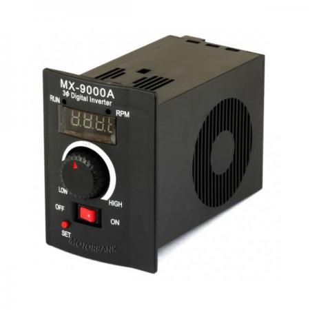 디바이스마트,기계/제어/로봇/모터 > 모터드라이버 > AC모터 드라이버 ,MotorBank,AC 드라이브 디지털 인버터 MX-9000A 750W 삼상 인버터,AC220V 750w 삼상 인버터 Digital Inverter 4 DIGIT 고휘도 FND 및 LED 채용 간편한 조작방식 및 파라미터의 간소화로 누구나 쉽게 운용