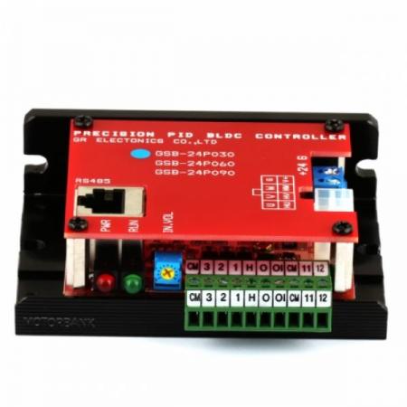 디바이스마트,기계/제어/로봇/모터 > 모터드라이버 > BLDC모터 드라이버 > 100W 이하 BLDC 모터드라이버,MotorBank,BLDC PID 드라이버 GSB-24P030 DC24V 30W,24V BLDC PID Driver 30W 1.25A RS485 통신제어 4극,8극,10극,12극 등 모든 극 BLDC모터 제어 가능
