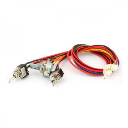 디바이스마트,기계/제어/로봇/모터 > 모터드라이버 > 모터드라이버 악세사리,MotorBank,드라이버 컨트롤러 연결 악세사리 ACC-10 볼륨 스위치 케이블,DC모터, BLDC모터, 엔코더모터, 스테핑모터 연결 커넥터 + 케이블 + 볼륨 + 스위치