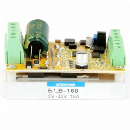 디바이스마트,기계/제어/로봇/모터 > 모터드라이버 > BLDC모터 콘트롤러,MotorBank,3선 센서리스용 BLDC모터 컨트롤러 BLB-160 DC5V~DC36V 16A 350W,DC 5V~36V 16A 350W Sensorless BLDC Motor Controller