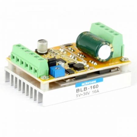 디바이스마트,기계/제어/로봇/모터 > 모터드라이버 > BLDC모터 콘트롤러,MotorBank,3선 센서리스용 BLDC모터 컨트롤러 BLB-160 DC5V~DC36V 16A 350W,DC 5V~36V 16A 350W Sensorless BLDC Motor Controller