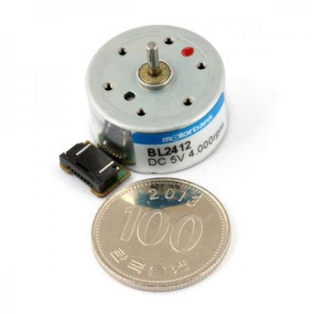 디바이스마트,기계/제어/로봇/모터 > 모터류 > BLDC모터,MotorBank,구동드라이버내장 BLDC모터 BL2412 Ø24x12mm 5V 4000rpm,드론 IoT DVD 의료기용 스핀들모터 / BL24121 드론, Iot, 아두이노용 초소형 구동드라이버 내장형 BLDC모터