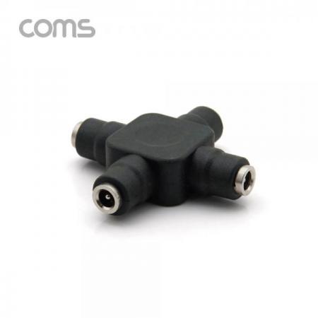 디바이스마트,케이블/전선 > PC/네트워크/통신 케이블 > 전원/파워 케이블,Coms,DC 전원 젠더 (DC3.5/1.3 F)x4 / +자 [TB069],DC 전원 젠더 (DC3.5/1.3 F)x4 / +자