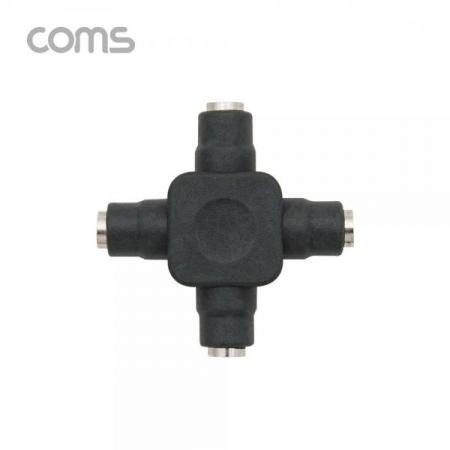 디바이스마트,케이블/전선 > PC/네트워크/통신 케이블 > 전원/파워 케이블,Coms,DC 전원 젠더 (DC3.5/1.3 F)x4 / +자 [TB069],DC 전원 젠더 (DC3.5/1.3 F)x4 / +자