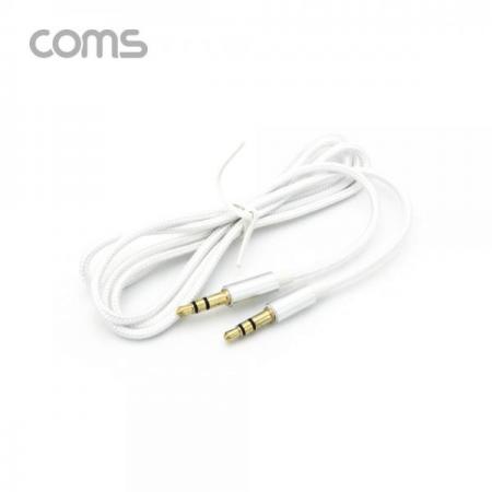 디바이스마트,컴퓨터/모바일/가전 > 네트워크/케이블/컨버터/IOT > 음성 관련 케이블 > 스테레오/ST - RCA 케이블,Coms,스테레오 AUX 케이블 / 3.5mm / 3극 / White / 1M [BD929],스테레오 AUX 케이블 / 3.5mm / 3극 / White / 1M