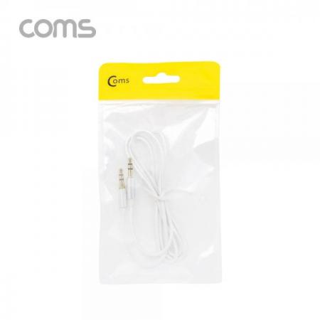 디바이스마트,컴퓨터/모바일/가전 > 네트워크/케이블/컨버터/IOT > 음성 관련 케이블 > 스테레오/ST - RCA 케이블,Coms,스테레오 AUX 케이블 / 3.5mm / 3극 / White / 1M [BD929],스테레오 AUX 케이블 / 3.5mm / 3극 / White / 1M