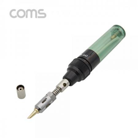 디바이스마트,수공구/전자공구/전동공구 > 전자공구 > 인두기/인두스탠드 > 가스인두,Coms,휴대용 가스 인두기 / 1300℃ / 가스 주입식, 가스토치 팁 포함 [BB471],휴대용 가스 인두기 / 1300℃ / 가스 주입식/ 가스토치 팁 포함