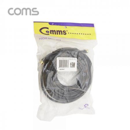 디바이스마트,케이블/전선 > PC/네트워크/통신 케이블 > 동축 RF 케이블,Coms,RF 안테나 연장 케이블 (M/M), Quick형, Core / 15M [AV3947],RF 안테나 연장 케이블 (M/M)/ Quick형/ Core / 15M