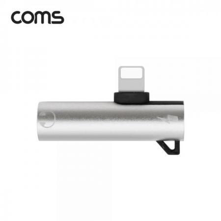 디바이스마트,컴퓨터/모바일/가전 > 스마트폰/스마트기기 > 케이블/젠더 > 애플 전용 케이블,Coms,8핀 to 3.5mm AUX + 충전 젠더 T형 / 8Pin / 이어폰 [ID375],8핀 to 3.5mm AUX + 충전 젠더 T형 / 8Pin / 이어폰