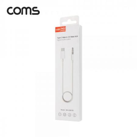 디바이스마트,케이블/전선 > USB 케이블 > 데이터케이블(MM) > 멀티/기타규격,Coms,USB 3.1 Type C to 3.5mm AUX 케이블 White 1M [IF225],USB 3.1 Type C to 3.5mm AUX 케이블 White 1M