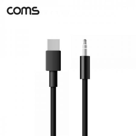 디바이스마트,케이블/전선 > USB 케이블 > 데이터케이블(MM) > 멀티/기타규격,Coms,USB 3.1 Type C to 3.5mm AUX 케이블 Black 1M [IF226],USB 3.1 Type C to 3.5mm AUX 케이블 Black 1M